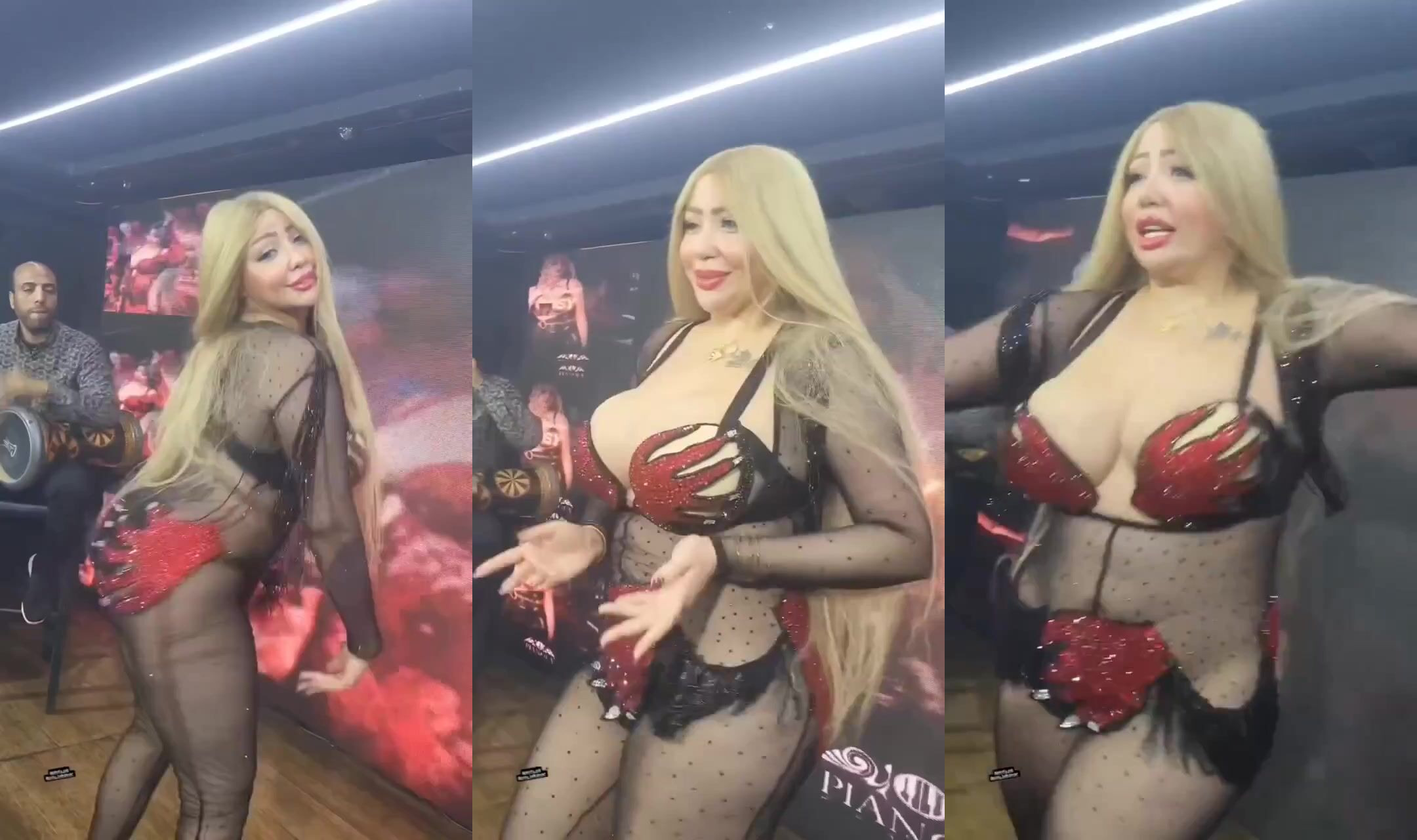 الصاروخ المصرية بوسي بترقص بتهز وسطها وبترقص رقص فاخر